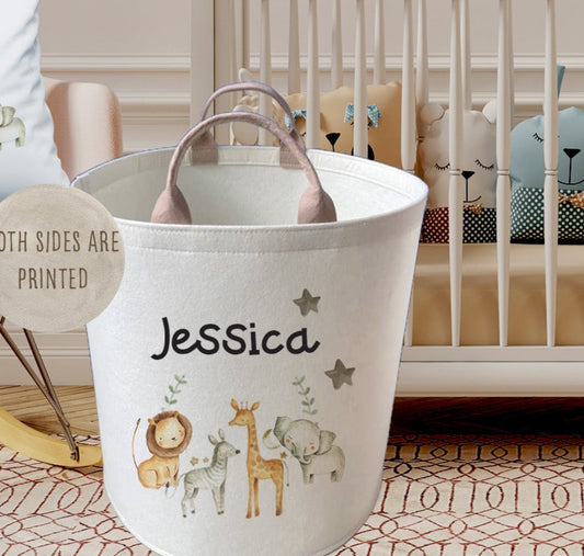 Safari Animals Jungle Party Nursery Cushion Comforter Set