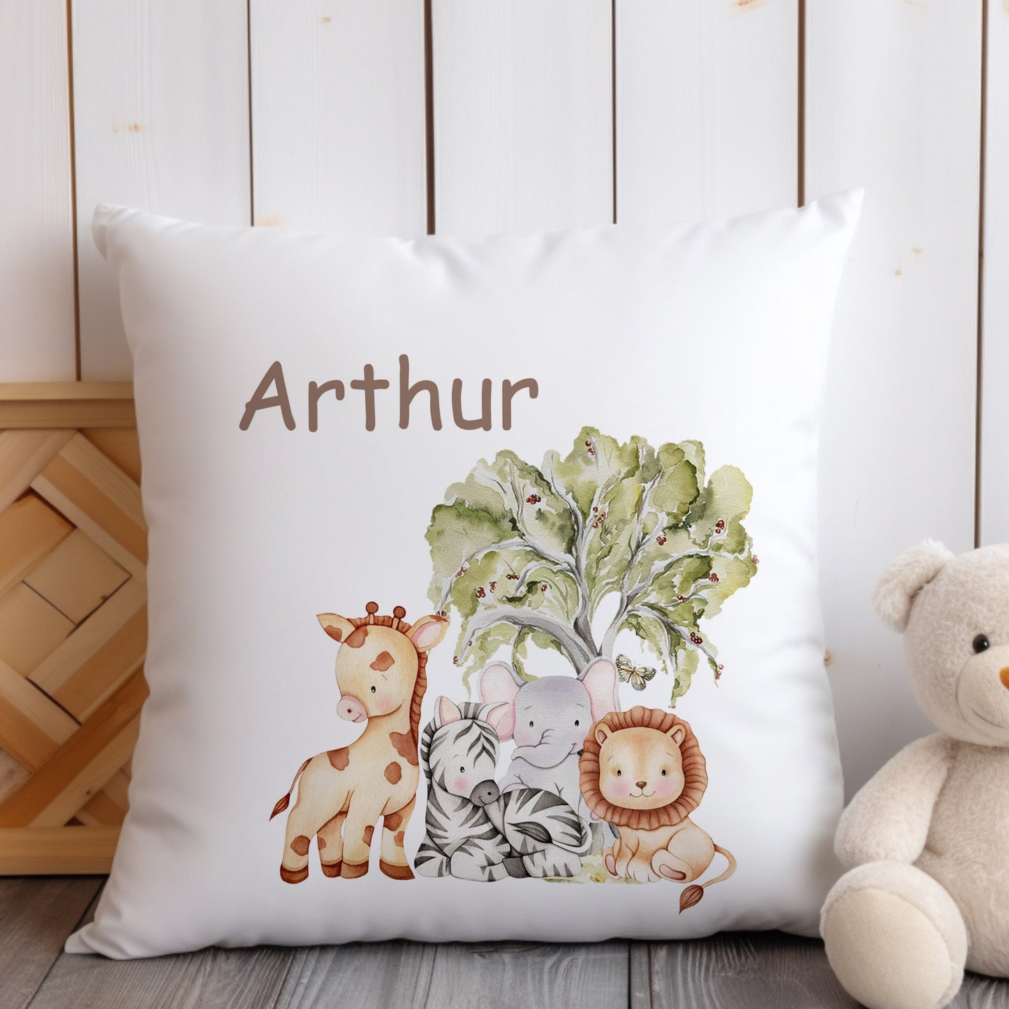 Forest Design Safari Nursery Cushion Set