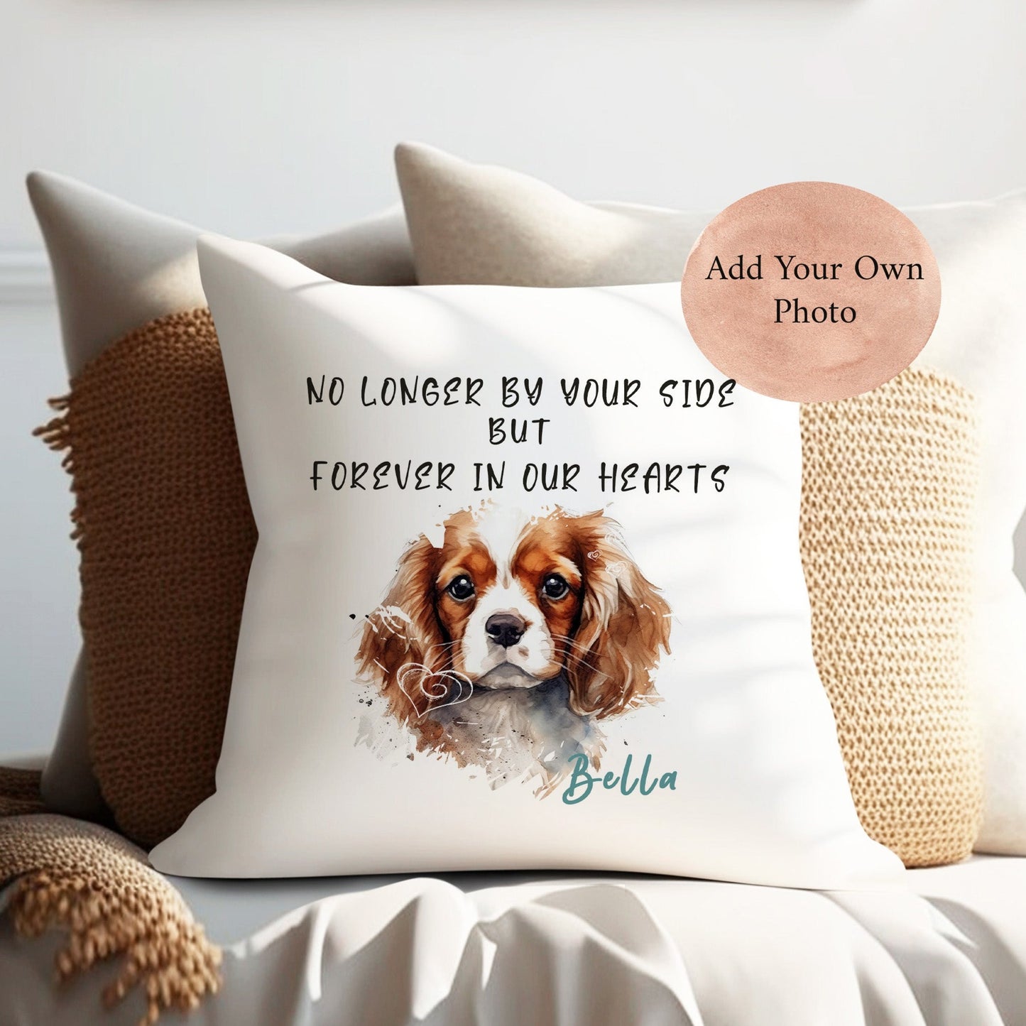 Own Photo Dog Lovers Memory Cushion Gift set