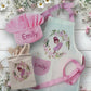 Dancing Ballerina - Personalised Kids Linen Style Baking Set