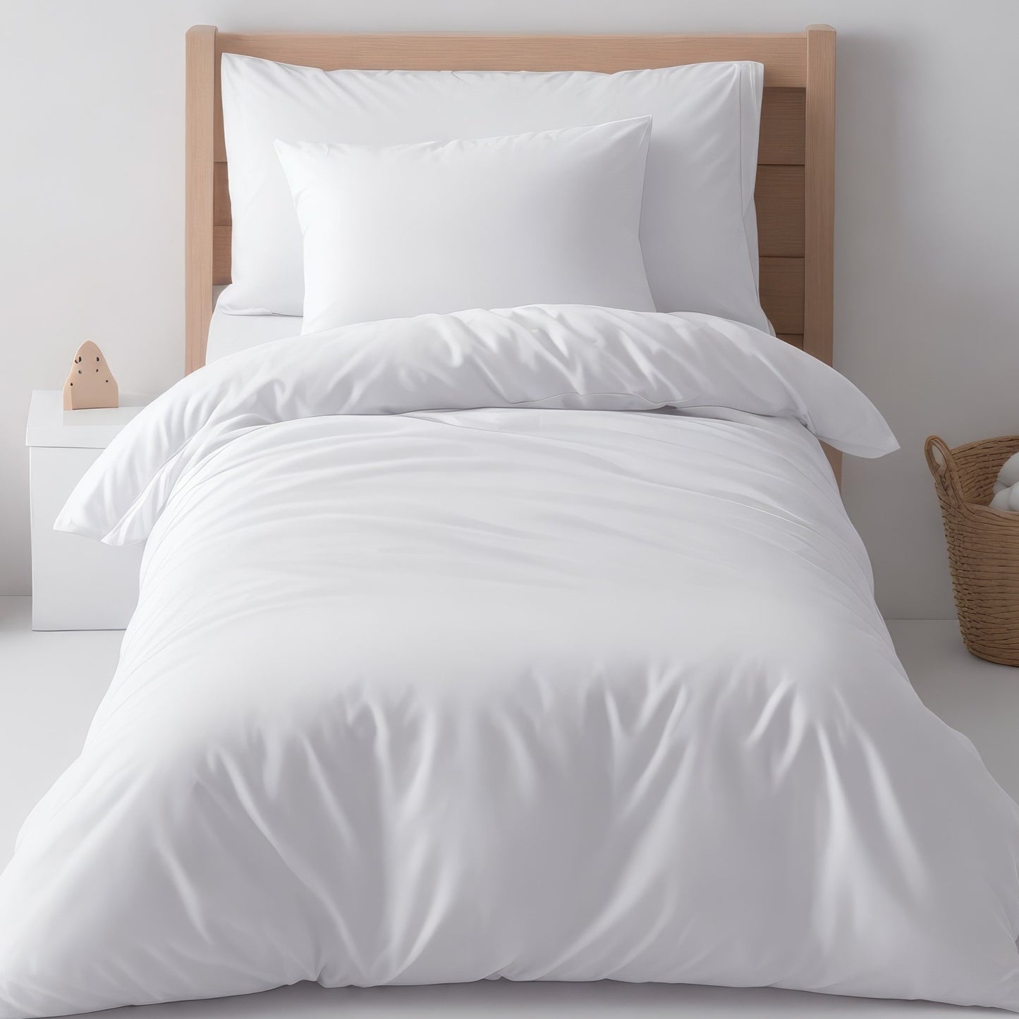 Personalised Fairy Garden Bedding & Toy Basket Set - Custom Name Enchanted Forest Duvet Cover - Whimsical Girls Bedroom Decor Bundle