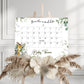 Safari Animal "Guess The Date!" Baby Shower Sign