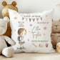 Personalised First Day In School  Soft Keepsake Cushion