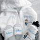 Page Boy Theme - Personalised Kids Wedding Gift Bathrobes Set