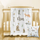 Woodland Animals- Personalised Baby Blanket Cushion Romper Set