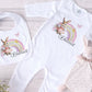 Personalised Pink Bunny Baby Outfit Set