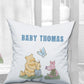 Pooh Bear and Pig Design Personalised Baby Blanket Set