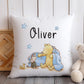 Personalised Cute Pooh Bear Nursery Cushion