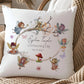 Dancing Fairy Personalised Christening Gift Cushion