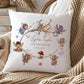 Dancing Fairy Personalised Christening Gift Cushion