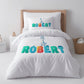 Blue Dinosaur - Personalised Duvet Cover Set