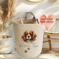 Personalised Dog Toy Basket Matching Blanket