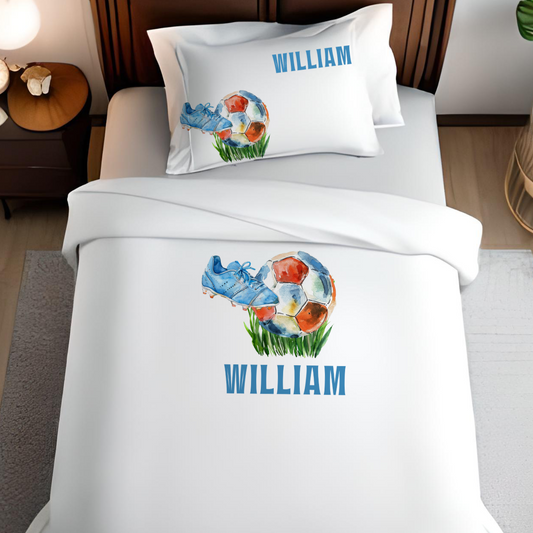 Future Footballer - Personalised Duvet Cover Set