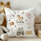 Personalised Farm Animals Design  Soft Nursery Cushion