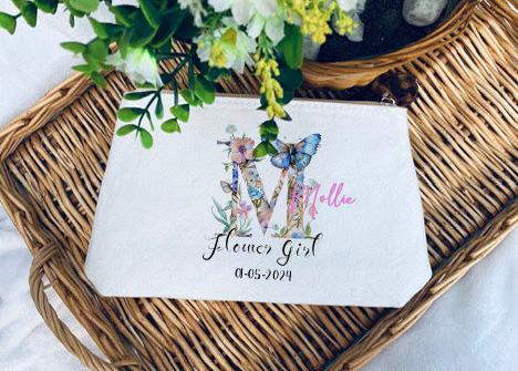 Flower Girl  Butterfly Letter- Personalised Kids Wedding Gift Bundle