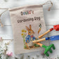 Bunny Gardening Bag Personalised Kid's Gardening Set Tool Kit