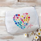 Rainbow Hearts Makeup Bag