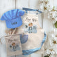 Page Boy - Personalised Kids Linen Style Wedding Baking Set