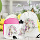 Pink Rabbit Theme Personalised Lunch Bag Bottle PE Set