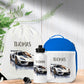 Sports Car Personalised Lunch Bag Bottle PE Set