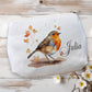 Robin Bird Design Makeup Bag