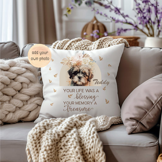 Your Own Photo Personalised Dog Cushion Gift