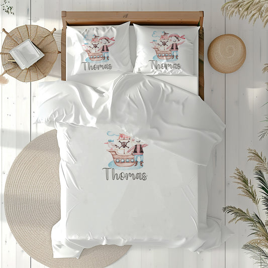 Adventurous Pirate - Personalised Duvet Cover Set