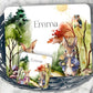 Personalised Forest Rabbit Placemat Coaster Mug Gift Set