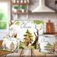 Personalised Forest Rabbit Placemat Coaster Mug Kids Gift Set