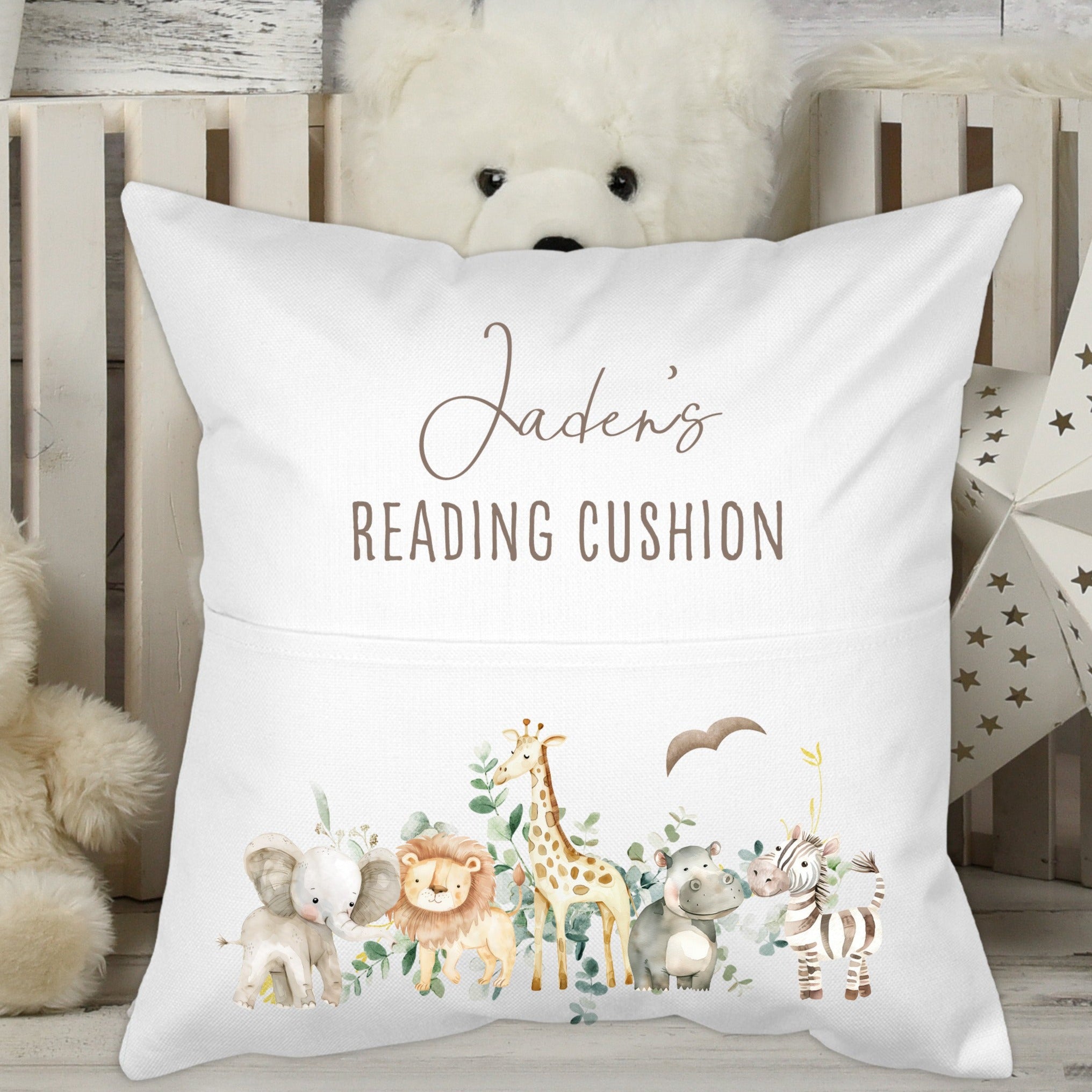 Personalised Pocket Cushion wepo