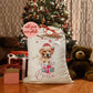 Personalised Doggy Christmas Add Your Own Photo Santa Sack