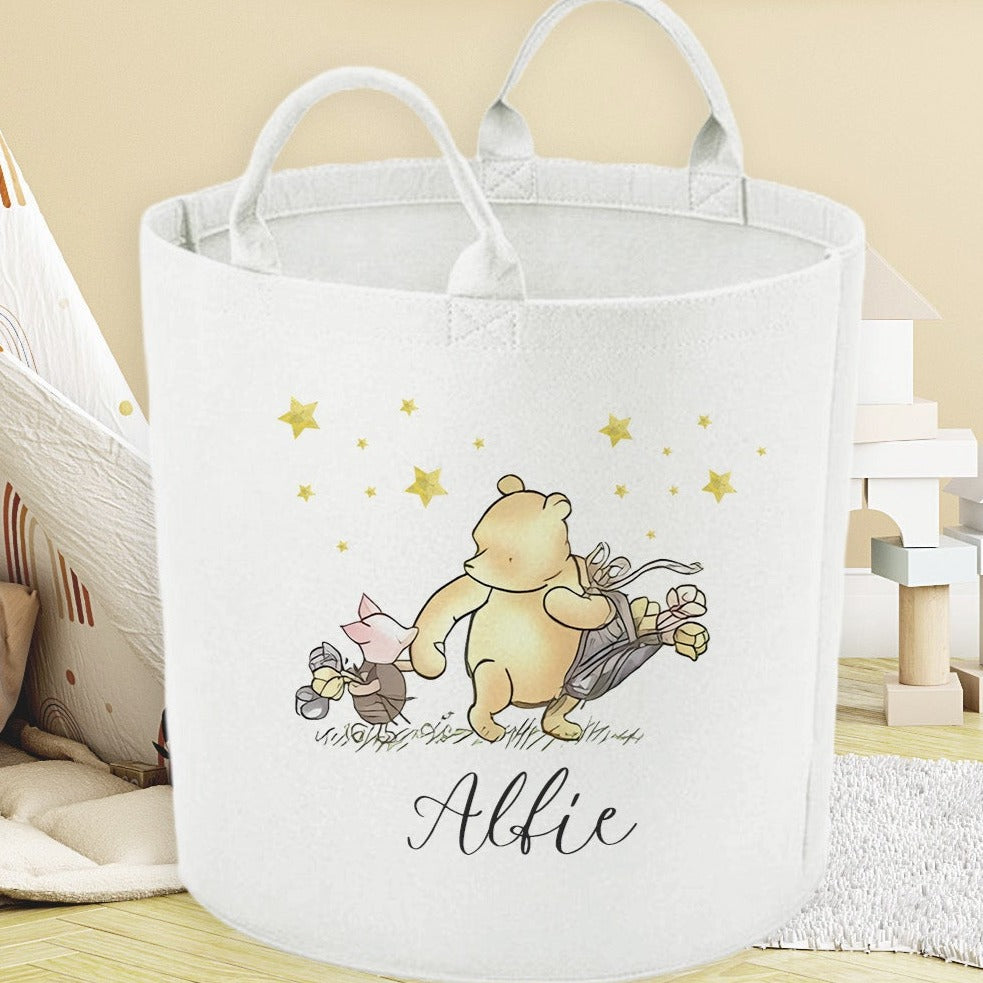 Pooh Bear and Friend Nursery Cushion memory Book  Set