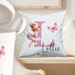 Personalised Ballerina Design Large Toy basket Gift Set With Cushion