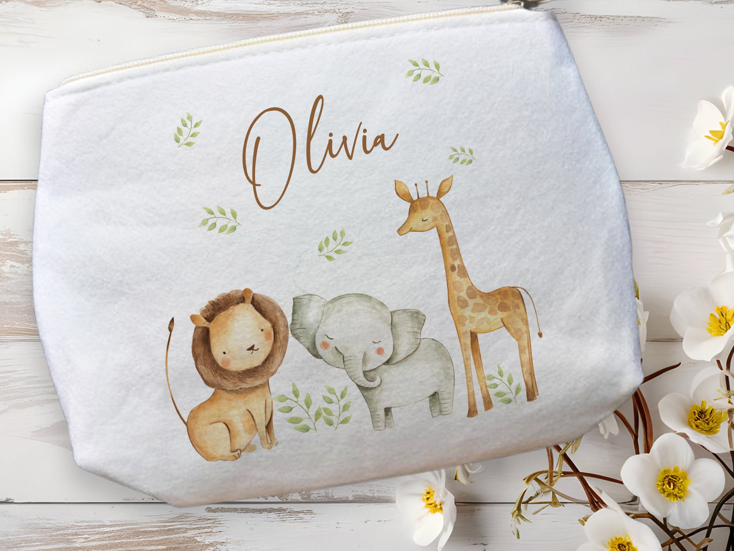 Safari Animal Design Makeup Bag