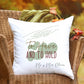 Personalised "to have and to hold" Couple Wedding Floral Gift Cushion