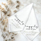 Happily Ever After Elegant  Personalised Wedding Napkin Set