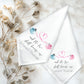 Personalised Bird theme Mr and Mrs Elegant Wedding Napkin Set