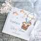 Safari Animals Theme Baby Shower Guestbook with Ribbon