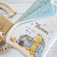 Pooh Bear and Pig - Personalised Baby Blanket Set