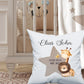 Customised Floral Safari Animals Comforter Baby Blanket Cushion Set