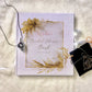 Goodbye Miss hello Mrs  Wedding Spring Floral Guestbook with Ribbon