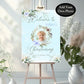 Own Photo Personalised Christening Welcome Poster