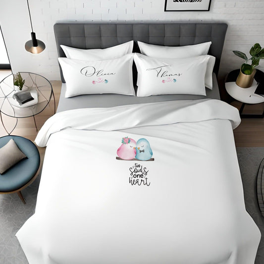 Two Souls - Personalised Duvet Cover Set