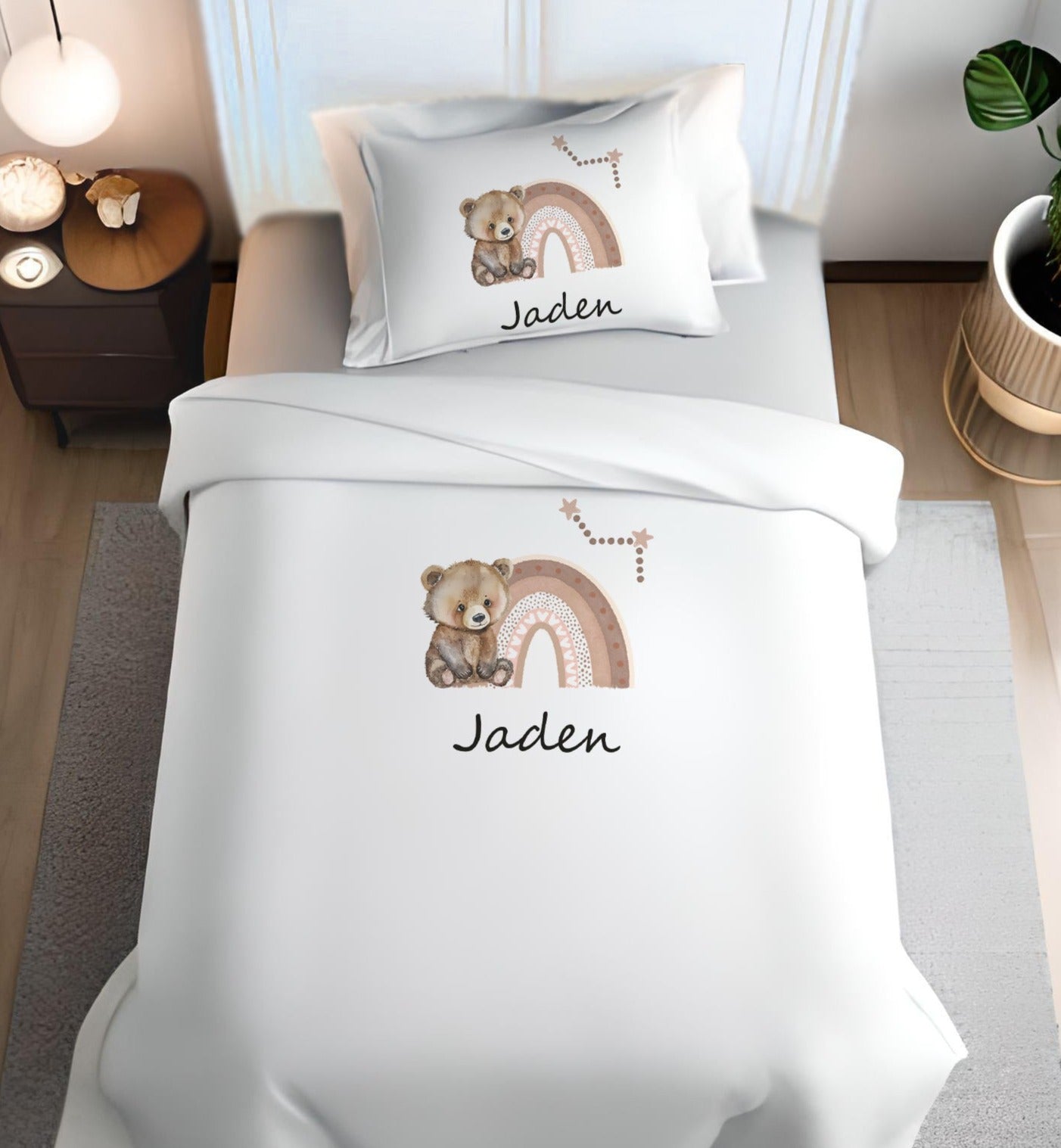 Bear-y Cute - Personalised Duvet Cover Set