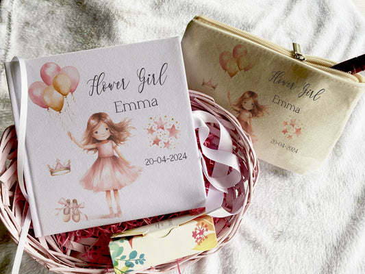 Flower Girl Theme - Personalised Kids Wedding Gift Bundle