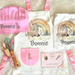 Pink Unicorn Theme - Personalised Kids Linen  Baking Set