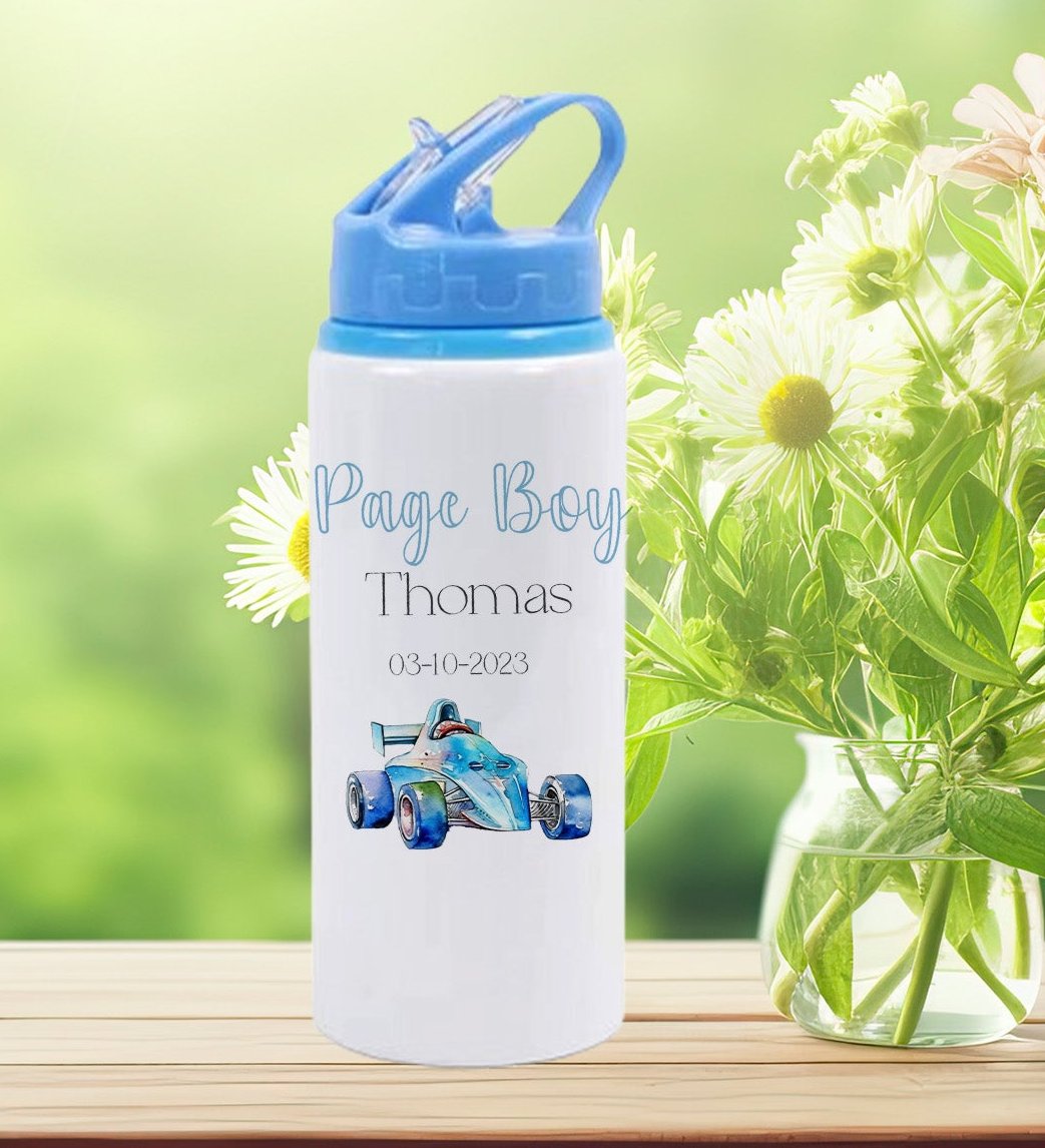 Page Boy - Personalised Racing Car Design Kids Wedding Gift Bundle