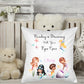 Personalised Mermaid Kids Pocket Pillow