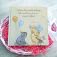 Pooh Bear Personalised Birthday Memory Book with Ribbon