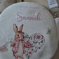 Personalised Pink Bunny Heart Shoulder Bag for Kids